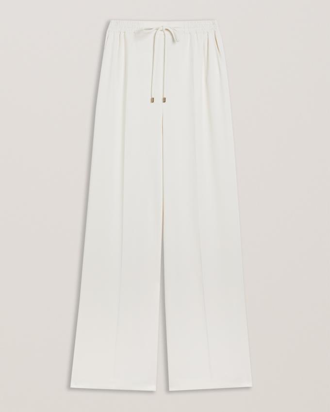 Pantalon Jogger Ted Baker Wide Leg Blanche Femme | RIH-99455830